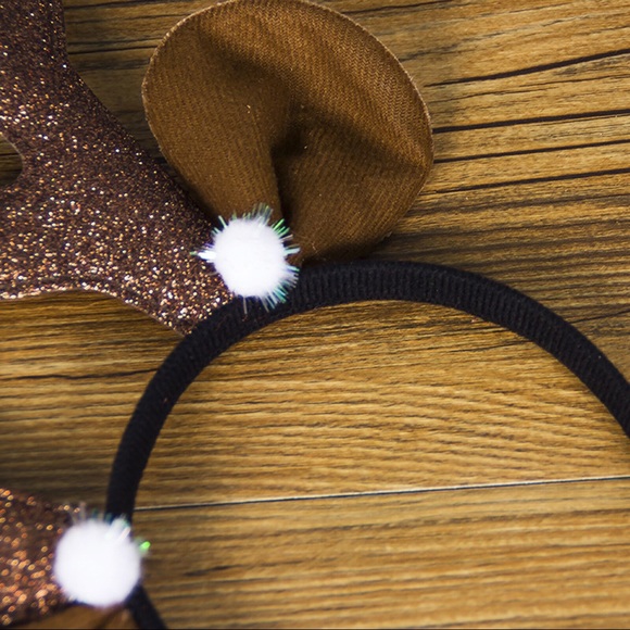 Sparkling Glitter Bambi deer antler headband - Picture 2 of 8